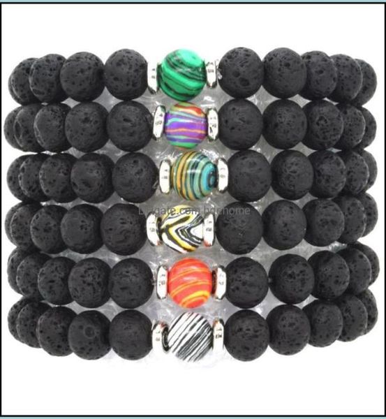 charm bracelets 10 colors natural black lava stone beads elastic bracelet essential oil diffuser volcanic rock beaded hand strings8729859, Golden;silver
charm bracelets 10 colors natural black lava stone beads elastic bracelet essential oil diffuser volcanic rock beaded hand strings8729859, Golden;silver