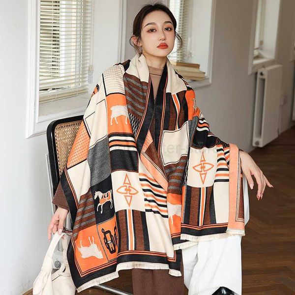 190x65cm new tassels scarves beach towel fashion 2023 twosided classic carriage dustproof bandanna winter print cashmere shls, Blue;gray
190x65cm new tassels scarves beach towel fashion 2023 twosided classic carriage dustproof bandanna winter print cashmere shls, Blue;gray