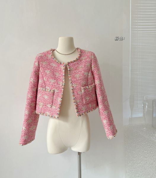 womens jackets autumn fragrant tweed jacket women luxury runway korean fashion woolen short coats jaqueta casacos 230810, Black;brown
womens jackets autumn fragrant tweed jacket women luxury runway korean fashion woolen short coats jaqueta casacos 230810, Black;brown