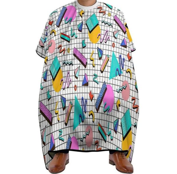 professional barber cape polyester hair cutting salon cape water and stain resistant apron cutting hair memphis pattern83030811013319 
professional barber cape polyester hair cutting salon cape water and stain resistant apron cutting hair memphis pattern83030811013319