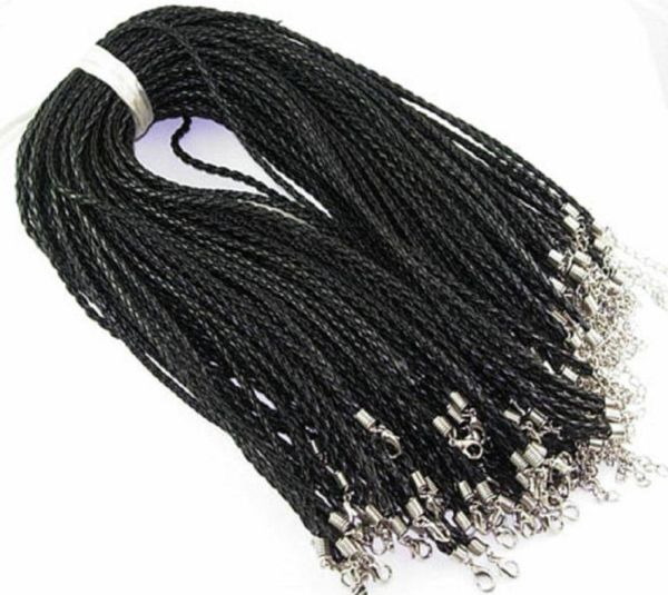 100pcslot 18039039 3mm black pu leather braid necklace cords with lobster clasp for diy jewelry neckalce pendant craft jewe3862084, White;red
100pcslot 18039039 3mm black pu leather braid necklace cords with lobster clasp for diy jewelry neckalce pendant craft jewe3862084, White;red