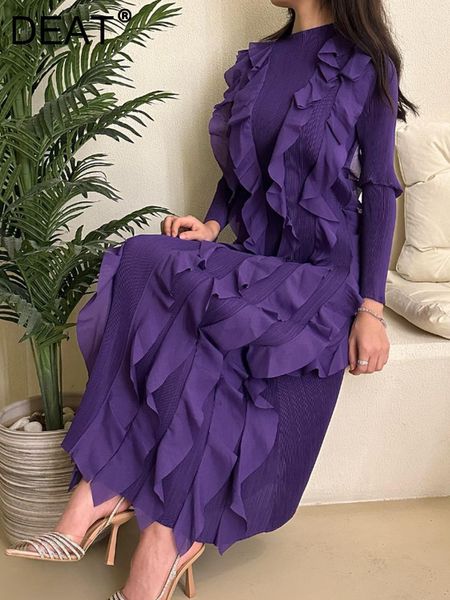 basic casual dresses deat women pleated fashion dress round collar full sleeve spliced ruffles 2023 summer evening party clothing lady 15kb2, Black;gray
basic casual dresses deat women pleated fashion dress round collar full sleeve spliced ruffles 2023 summer evening party clothing lady 15kb2, Black;gray