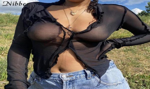 nibber low cut mesh crop women tshirt autumn new club party black seethrough transparent long sleeve tee shirt female9961529, White
nibber low cut mesh crop women tshirt autumn new club party black seethrough transparent long sleeve tee shirt female9961529, White