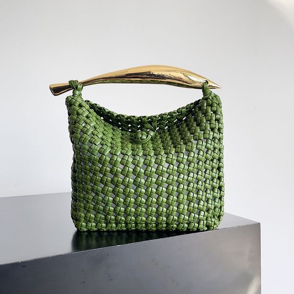 luxury designer intreccio leather sardine handbag women tote bags green white lambskin knitting lady wedding party purse with box
luxury designer intreccio leather sardine handbag women tote bags green white lambskin knitting lady wedding party purse with box
