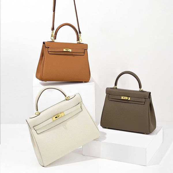 designer bags new style lychee grain layer cowhide women's bag high set kelys portable leather crossbody shoulder 37m8
designer bags new style lychee grain layer cowhide women's bag high set kelys portable leather crossbody shoulder 37m8