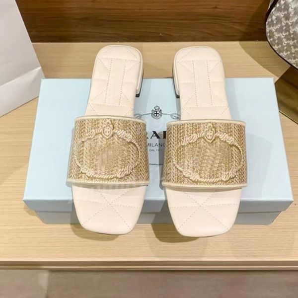designer slides women embroidered fabric slippers metallic slide sandals luxury p sandal triangle chunky heel fashion summer beach low heel, White;red
designer slides women embroidered fabric slippers metallic slide sandals luxury p sandal triangle chunky heel fashion summer beach low heel, White;red