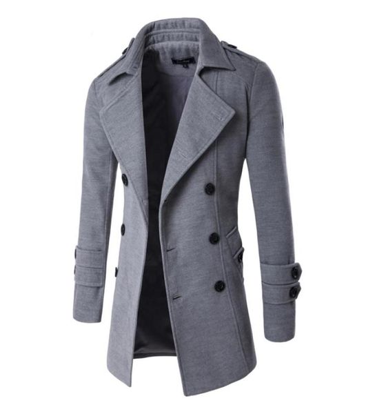 2018 new men039s spring autumn men slim fit overcoat for man wool blends double breasted trench coat1993145, Black
2018 new men039s spring autumn men slim fit overcoat for man wool blends double breasted trench coat1993145, Black