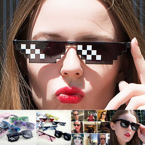 new masek two-dimensional force glasses code rectangular pixel sunglasses, White;black
new masek two-dimensional force glasses code rectangular pixel sunglasses, White;black