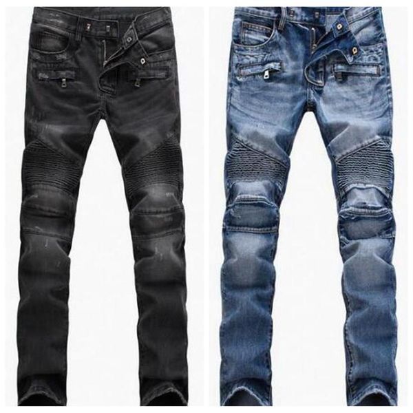 men's distressed ripped skinny jeans fashion mens slim motorcycle moto biker causal denim hip hop men pants238y, Blue
men's distressed ripped skinny jeans fashion mens slim motorcycle moto biker causal denim hip hop men pants238y, Blue