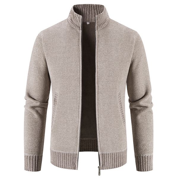 mens sweaters knitted sweater cardigans autumn winter fleece warm casual turtleneck zipper solid sweatercoat jacket fashion men clothing 230, White;black
mens sweaters knitted sweater cardigans autumn winter fleece warm casual turtleneck zipper solid sweatercoat jacket fashion men clothing 230, White;black