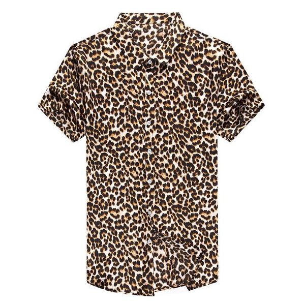 men's casual shirts leopard print mens 2021 fashion silk men button down summer plus size clothing social club party dress303o, White;black
men's casual shirts leopard print mens 2021 fashion silk men button down summer plus size clothing social club party dress303o, White;black