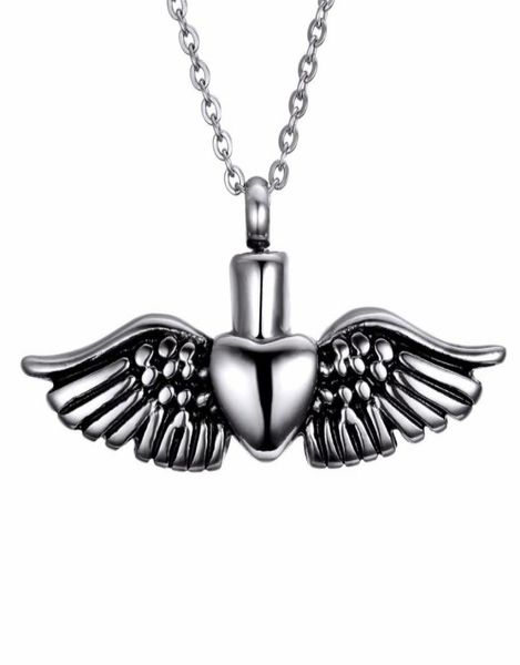 stainless steel angel wings heart shape pendants cremation urn pendant ashes urn necklaces letter pendant keepsake memorial ash ur5813870, Silver
stainless steel angel wings heart shape pendants cremation urn pendant ashes urn necklaces letter pendant keepsake memorial ash ur5813870, Silver