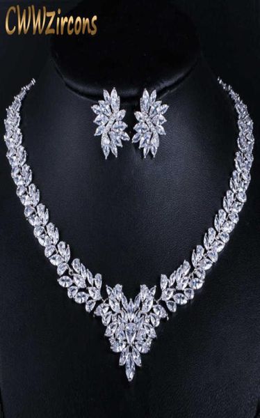 cwwzircons super luxury bridal cz jewelry white gold color african wedding cubic zirconia beads jewelry sets for brides t146 h10227666178, Silver
cwwzircons super luxury bridal cz jewelry white gold color african wedding cubic zirconia beads jewelry sets for brides t146 h10227666178, Silver