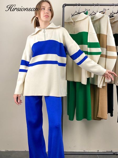 womens two piece pants hirsionsan winter cashmere women knitted suits soft 2 pieces cusual female sets zipper sweater loose outfit 230810, White
womens two piece pants hirsionsan winter cashmere women knitted suits soft 2 pieces cusual female sets zipper sweater loose outfit 230810, White