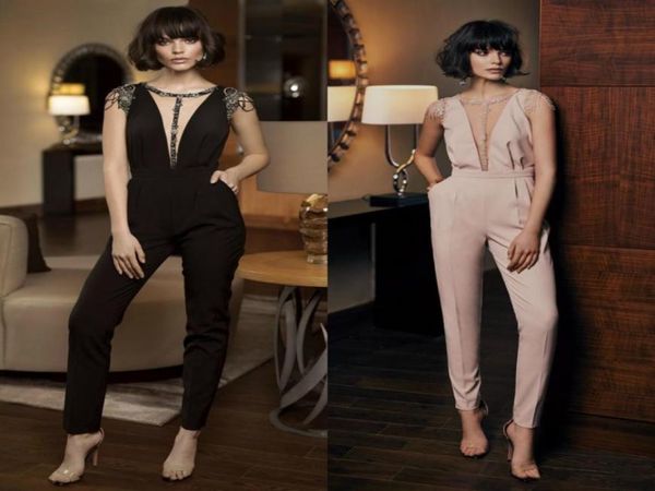 2019 new beaded evening guest pants mordern illusion runway fashion cap sleeve pant suit ankle length jumpsuits with pockets6988642, Black;red
2019 new beaded evening guest pants mordern illusion runway fashion cap sleeve pant suit ankle length jumpsuits with pockets6988642, Black;red