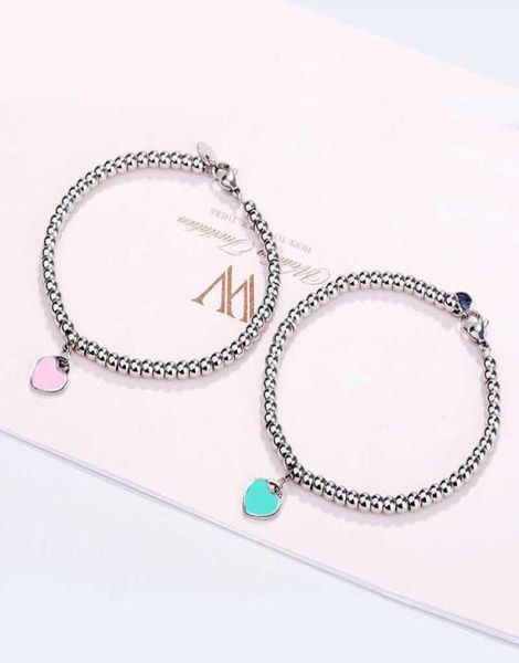 10mm heart bracelet women stainless steel 4mm beaded strands bracelets chain on hand gifts for girlfriend accessories pink red gre1938558, Black
10mm heart bracelet women stainless steel 4mm beaded strands bracelets chain on hand gifts for girlfriend accessories pink red gre1938558, Black
