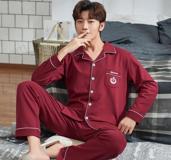 men039s sleepwear 2021 autumn winter 100 cotton pajama sets for men long sleeve soft comfortable suit homewear loungewear home37757397323, Black;brown
men039s sleepwear 2021 autumn winter 100 cotton pajama sets for men long sleeve soft comfortable suit homewear loungewear home37757397323, Black;brown