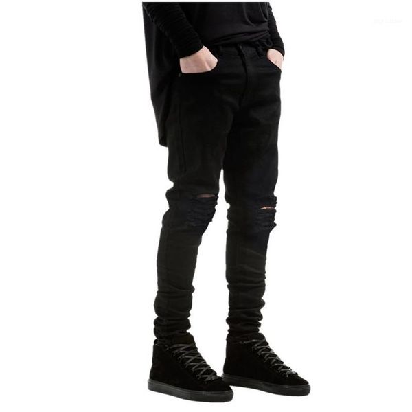 men's jeans fashion brand men black skinny ripped stretch slim hip hop swag denim motorcycle biker pants jogger1320y, Blue
men's jeans fashion brand men black skinny ripped stretch slim hip hop swag denim motorcycle biker pants jogger1320y, Blue