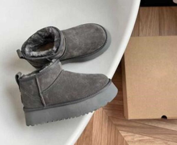 2022 ultra mini platform boot designer woman winter ankle australia snow boots thick bottom real leather warm fluffy booties with fur size87, Black
2022 ultra mini platform boot designer woman winter ankle australia snow boots thick bottom real leather warm fluffy booties with fur size87, Black