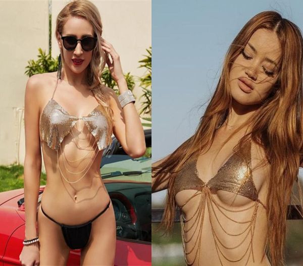 women039s tanks women metal body chain backless bling halter bra golden chest fashion girl festival crop 9821877, White
women039s tanks women metal body chain backless bling halter bra golden chest fashion girl festival crop 9821877, White
