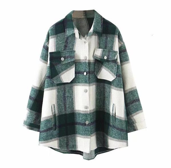 autumn winter plaid oversize jackets loose causal checker streetwear coat ladies fashion clothing patchwork pockets coats sl7326933, Black;brown
autumn winter plaid oversize jackets loose causal checker streetwear coat ladies fashion clothing patchwork pockets coats sl7326933, Black;brown