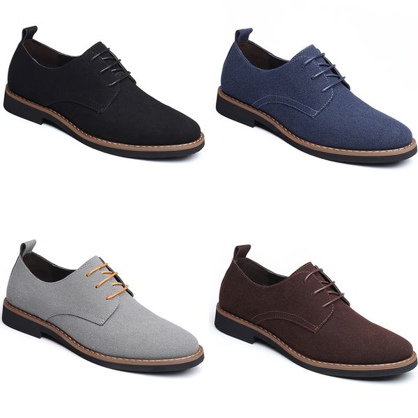 2023 low heel matte leather business shoes men black brown grey anti-suede trainers sneakers casual
2023 low heel matte leather business shoes men black brown grey anti-suede trainers sneakers casual