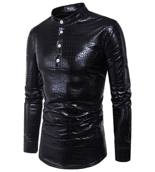 helisopus fashion punk men039s shirts elastic metallic shiny shirt long sleeve slim fit motobiker style pvc leather shirts men6477298, White;black
helisopus fashion punk men039s shirts elastic metallic shiny shirt long sleeve slim fit motobiker style pvc leather shirts men6477298, White;black