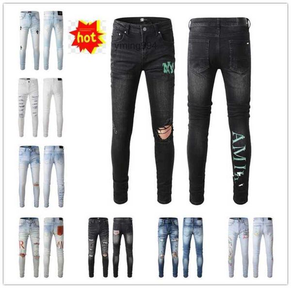 man jeans jean 2023 luxury designer denim new holes trousers arrivals coolguy biker pants amirly clothing mens u8tm, Blue
man jeans jean 2023 luxury designer denim new holes trousers arrivals coolguy biker pants amirly clothing mens u8tm, Blue