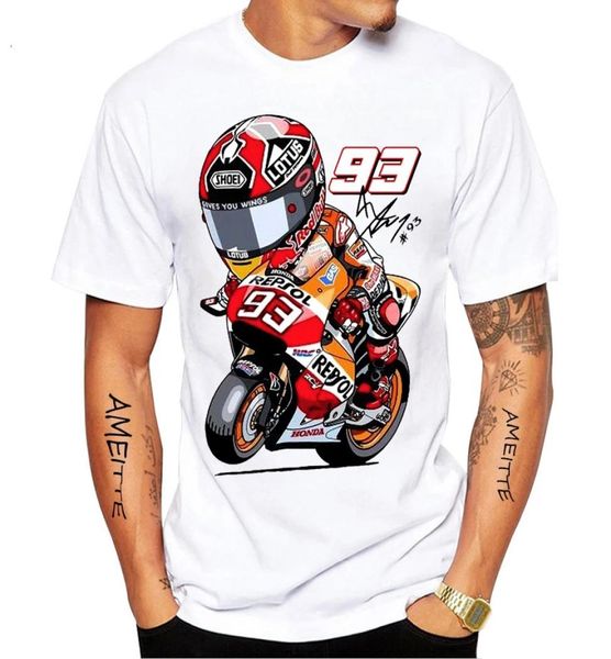 ameitte summer fashion men short sleeve t shirt marc signature 93 design print tshirt funny boy casual moto man white tees2638034, White;black
ameitte summer fashion men short sleeve t shirt marc signature 93 design print tshirt funny boy casual moto man white tees2638034, White;black