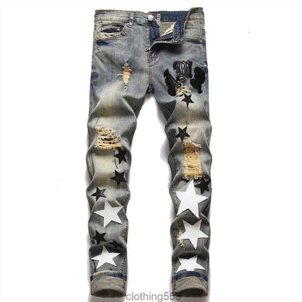 men's jeans european jean hombre letter star men embroidery patchwork ripped for trend brand motorcycle pant mens skinny designer jeans, Blue
men's jeans european jean hombre letter star men embroidery patchwork ripped for trend brand motorcycle pant mens skinny designer jeans, Blue