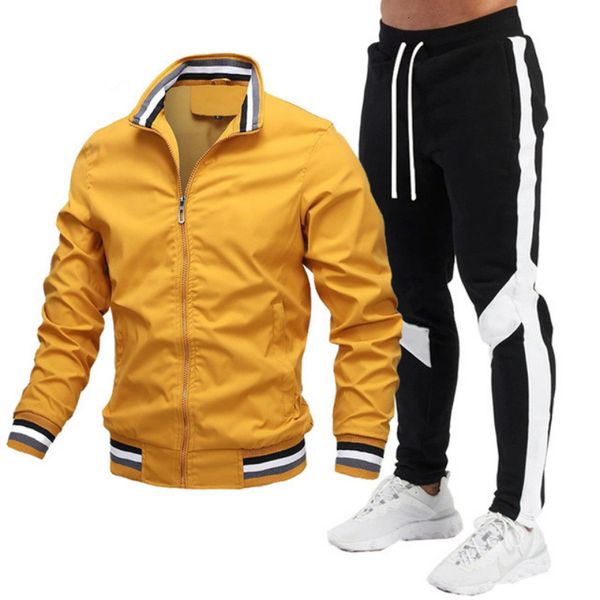 mens tracksuits jacket pants set running sports clothing 230811, Gray 
mens tracksuits jacket pants set running sports clothing 230811, Gray