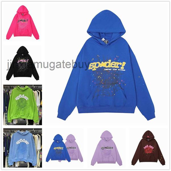 2023 pink blue sp5der 555555 hoodie mens womens angel number puff pastry printing graphic spider web sweatshirts i8p, Black
2023 pink blue sp5der 555555 hoodie mens womens angel number puff pastry printing graphic spider web sweatshirts i8p, Black