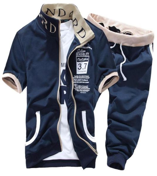 new arrivals fashion men short sleeve tracksuit casual sporting suit hoodies and short sleeves pullover casual jogger pants suits 3826120, Gray
new arrivals fashion men short sleeve tracksuit casual sporting suit hoodies and short sleeves pullover casual jogger pants suits 3826120, Gray