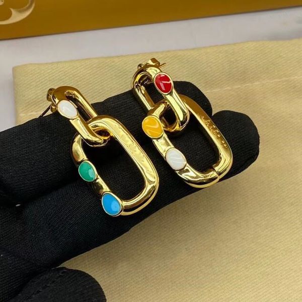 luxury 18klv gold ear studs elegant womens hoop earrings metal chain charm hoop earrings for lady 2023 new crazy fashion girls wedding jewel, Golden;silver
luxury 18klv gold ear studs elegant womens hoop earrings metal chain charm hoop earrings for lady 2023 new crazy fashion girls wedding jewel, Golden;silver