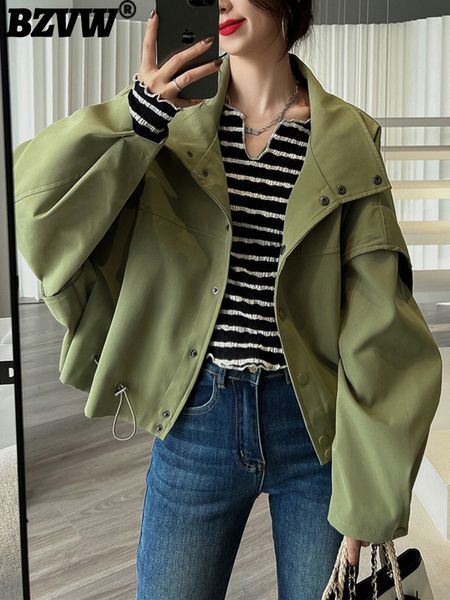 womens jackets bzvw loose long sleeve short coat for women spring and autumn fashion pull rope designer casual baseball jacket female 230810, Black;brown
womens jackets bzvw loose long sleeve short coat for women spring and autumn fashion pull rope designer casual baseball jacket female 230810, Black;brown