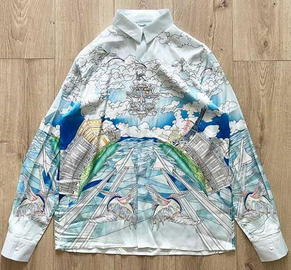 casablanca casual shirt sun church ancient vintage thin floral long sleeve shirts casablanc, White;black
casablanca casual shirt sun church ancient vintage thin floral long sleeve shirts casablanc, White;black