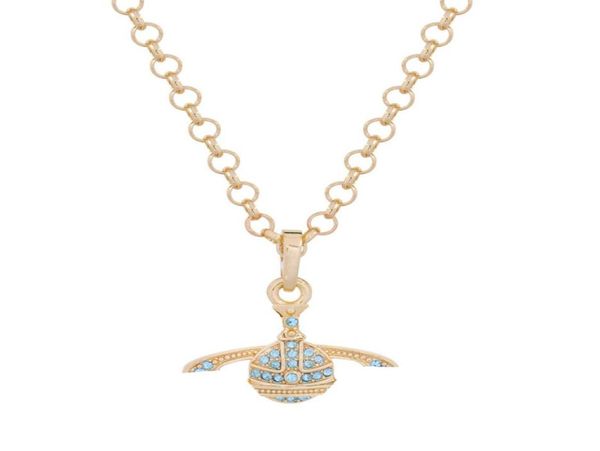 pendant necklaces western classic studded with diamond saturn stud earringsvivi necklace chain clavicle chain designer jewelry cha1743379, Silver
pendant necklaces western classic studded with diamond saturn stud earringsvivi necklace chain clavicle chain designer jewelry cha1743379, Silver