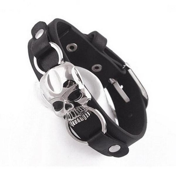 whole men039s fashion faux leather bracelet punk cuff skull wristband jewelry charms store 497530564, White
whole men039s fashion faux leather bracelet punk cuff skull wristband jewelry charms store 497530564, White