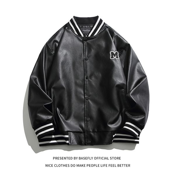mens jackets spring autumn pu leather motorcycle jacket letter m embroid baseball bomber coat varsity women oversize 230810, Black;brown
mens jackets spring autumn pu leather motorcycle jacket letter m embroid baseball bomber coat varsity women oversize 230810, Black;brown