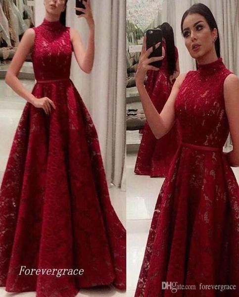 2019 arabic dark red lace evening dress modest high neck zipper long formal party gown custom made plus size7579260, Black;red
2019 arabic dark red lace evening dress modest high neck zipper long formal party gown custom made plus size7579260, Black;red