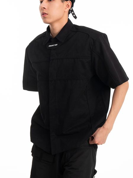 luxury brand grailz oversized couple grailz embroideried 22ss functional shirt men's removable shoulder pad, White;black
luxury brand grailz oversized couple grailz embroideried 22ss functional shirt men's removable shoulder pad, White;black