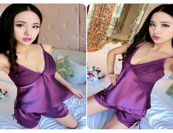 female confidante the two generation summer two piece set home furnishing serve ice real silk camisole pajamas lace shorts su9757111, Red;black
female confidante the two generation summer two piece set home furnishing serve ice real silk camisole pajamas lace shorts su9757111, Red;black