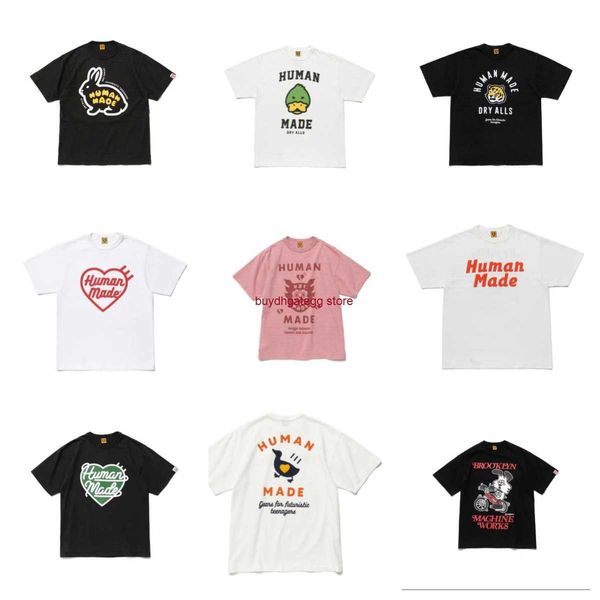romq men and women trend t-shirt fashion brand human made slub cotton digital printing short sleeve, White;black
romq men and women trend t-shirt fashion brand human made slub cotton digital printing short sleeve, White;black