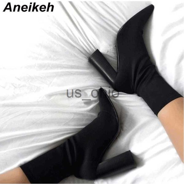 boots aneikeh fashion pointed toe ankle boots high heels women stretch chelsea boots slipon thick heel shoes black springautumn 2024 j230811
boots aneikeh fashion pointed toe ankle boots high heels women stretch chelsea boots slipon thick heel shoes black springautumn 2024 j230811