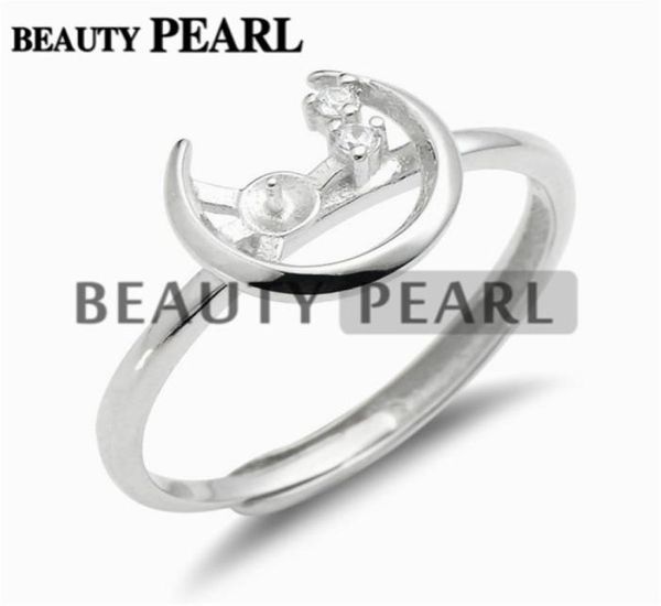 moon ring semi mount for pearl settings 925 sterling silver blanks diy jewelry making 5 pieces8402891, Slivery;crystal
moon ring semi mount for pearl settings 925 sterling silver blanks diy jewelry making 5 pieces8402891, Slivery;crystal