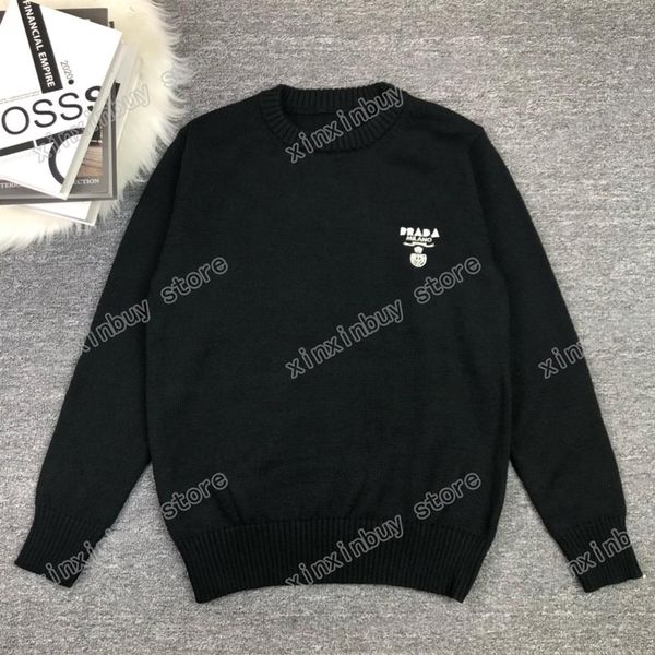 xinxinbuy men designer hoodie sweater triangle label letter embroidery paris round neck women black purple yellow s-2xl2596, Black;brown
xinxinbuy men designer hoodie sweater triangle label letter embroidery paris round neck women black purple yellow s-2xl2596, Black;brown
