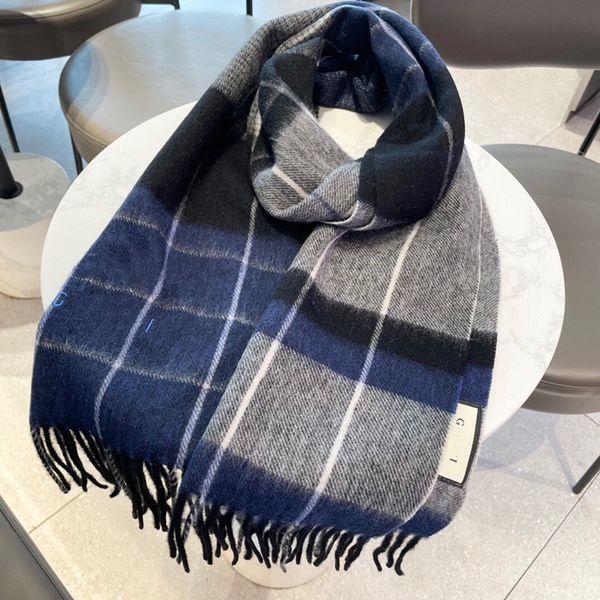designer scarves luxury mens womens cashmere fabric small bee embroidered matching color striped check scarf 35*180cm, Blue;gray
designer scarves luxury mens womens cashmere fabric small bee embroidered matching color striped check scarf 35*180cm, Blue;gray