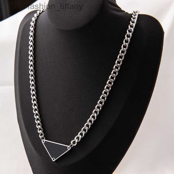 triangle necklace men and women geometric cuban chain designer letters fashion pendant, White;black
triangle necklace men and women geometric cuban chain designer letters fashion pendant, White;black