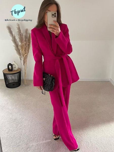 women's two piece pants women v neck with belt blazer coat and pants 2 piece set chic long sleeve pockets jacket trousers suits female, White
women's two piece pants women v neck with belt blazer coat and pants 2 piece set chic long sleeve pockets jacket trousers suits female, White