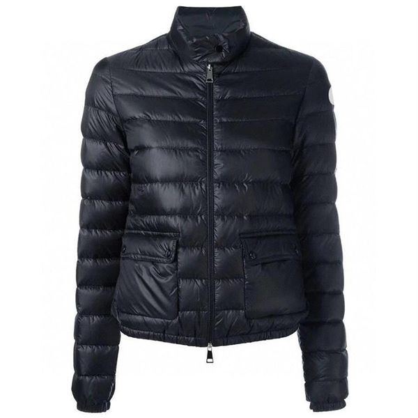 stand collar lightweight women down jackets double pockets design puffer jacket arm badge winter womens down jacket size 1--42134, Black
stand collar lightweight women down jackets double pockets design puffer jacket arm badge winter womens down jacket size 1--42134, Black